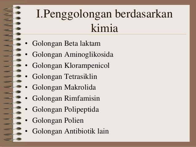 penggolongan antibiotik
